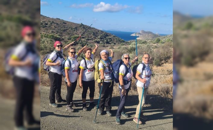 Datça’dan Knidos’a doğa yürüyüşü yapıldı