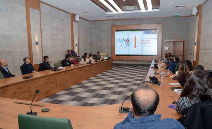 DBB personeline psikolojik ilk yardım eğitimi verildi