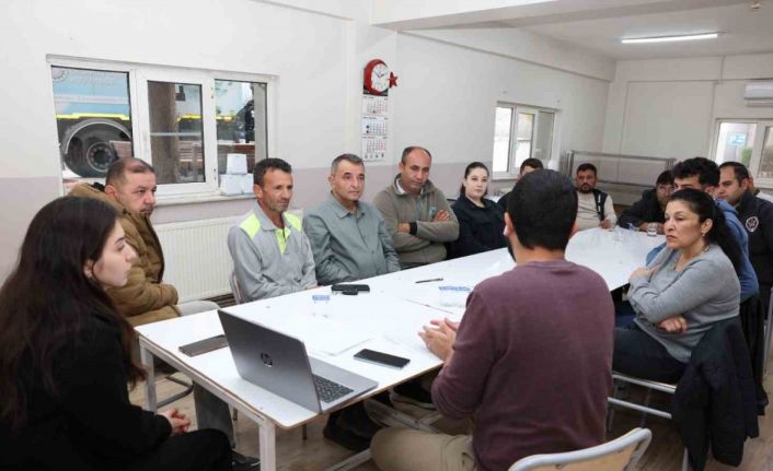 Denizli OSB Arıtma Tesisinde kimyasal eğitimi ve tatbikat gerçekleştirildi