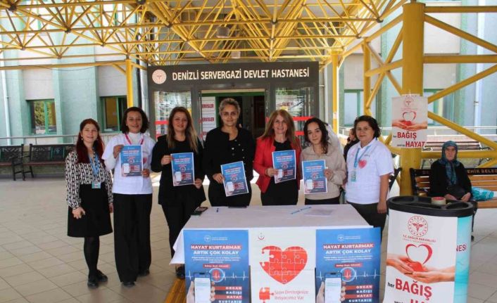 Denizli Sağlık Müdürlüğü organ bağışında farkındalık oluşturdu