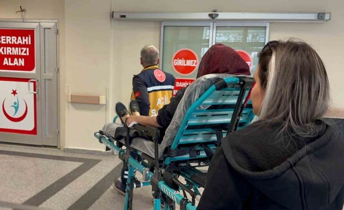 Devrilen elektrikli bisikletin sürücüsü yaralandı