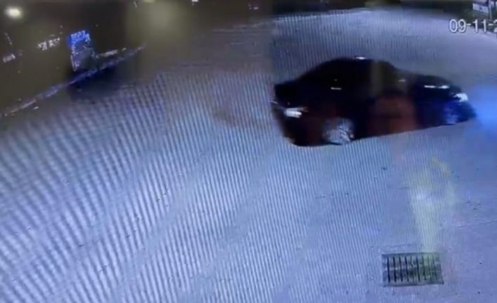 Dirift anları güvenlik kamerasına yansıdı, 46 bin lira ceza uygulandı