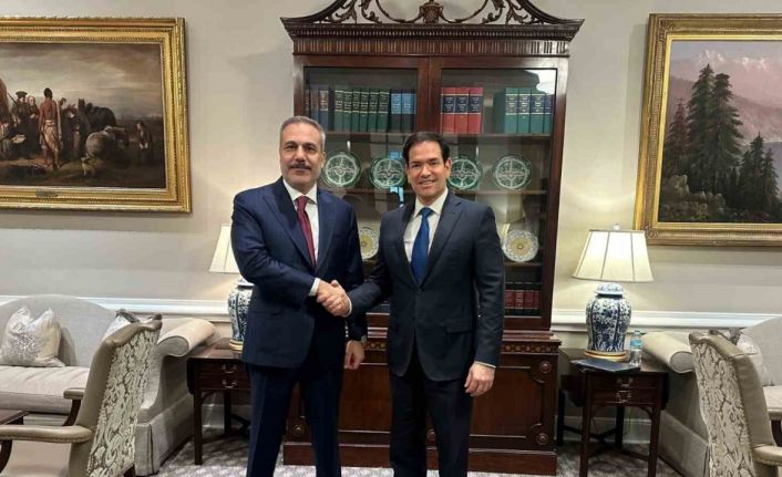 Dışişleri Bakanı Hakan Fidan, ABD’li mevkidaşı Rubio ile bir araya geldi