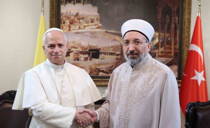 Diyanet İşleri Başkanı Arpaguş, Papa 14. Leo ile görüştü