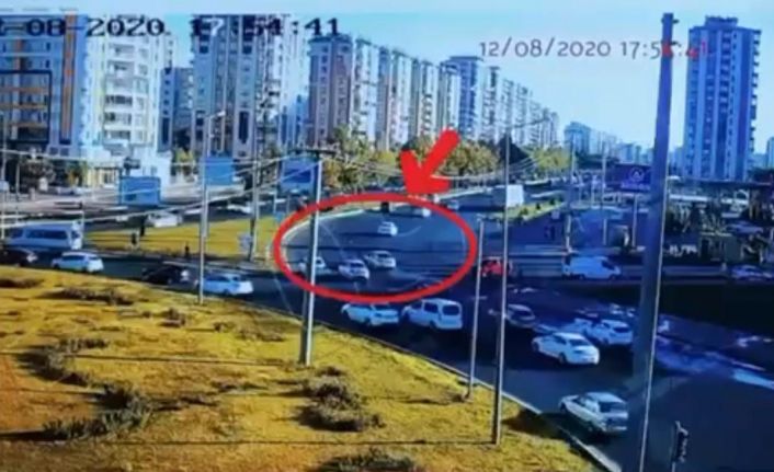 Diyarbakır’da trafik kuralı ihlalleri kameralara böyle yansıdı