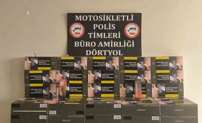 Dörtyol’da kaçak makaron operasyonu