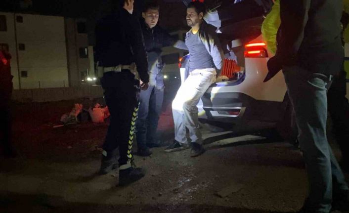 Dur ihtarına uymadı, inşaat alanında yakalandı