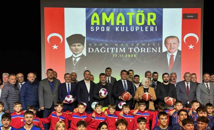 Düzceli amatör sporculara 1 milyon liralık malzeme hibesi