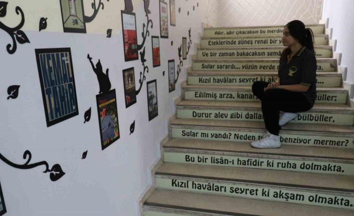 ‘Edebiyat koridoru’ öğrencilere ilham oldu