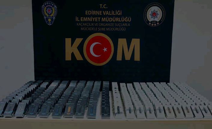 Edirne’de 500 adet kaçak elektronik sigara ele geçirildi