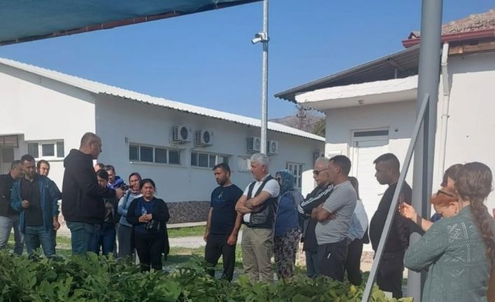 Edremitli çiftçilere iklim değişikliği ve sulama eğitimi verildi