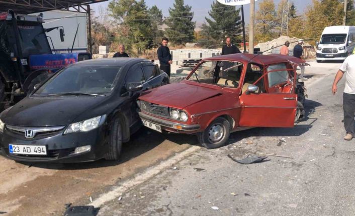 Elazığ’da trafik kazası: 1 ölü