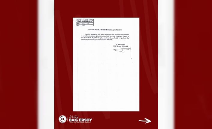 Ersoy’dan kadınlara ve çocuklara yönelik işlenen şiddet hakkında kanun teklifi