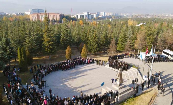 ERÜ’de 10 Kasım Atatürk’ü Anma Töreni gerçekleştirildi