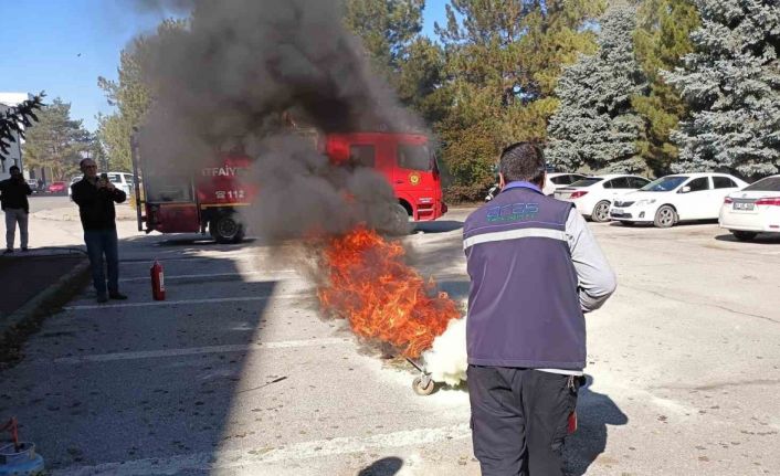 Erzincan’da güvenlik için güç birliği: İşletme binasında acil durum senaryosu uygulandı