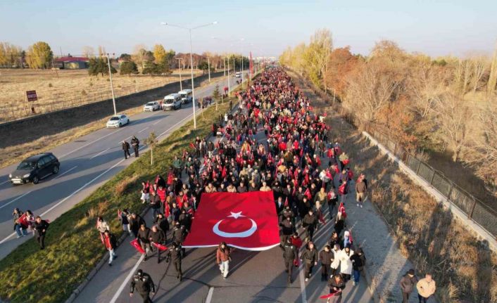 Erzurum’da 148 yıl önceki kahramanlık ruhu bir kez daha yaşatıldı