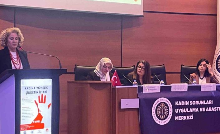 Erzurum’da "Kadına yönelik şiddetin izleri" paneli