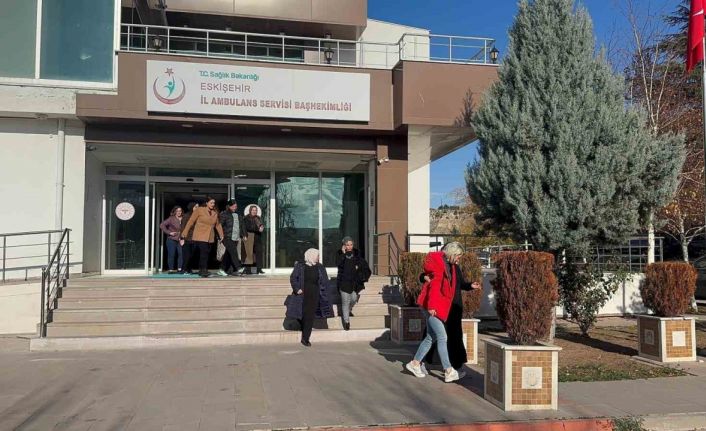 Eskişehir İl Ambulans Servisi Başhekimliğinde yangın tatbikatı