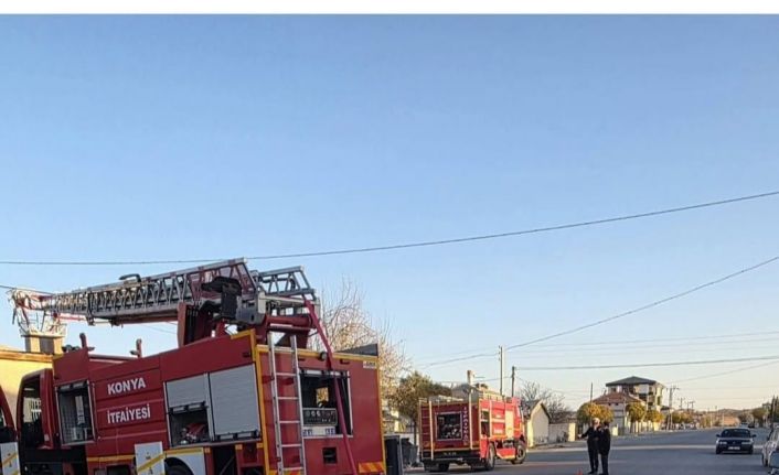 Ev ve dorsede çıkan yangın korkuttu