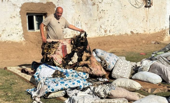 Evdeki eşyalar kendi kendine alev alıyor
