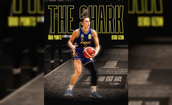 Fenerbahçeli Sevgi Uzun’dan, Kadınlar Basketbol Süper Ligi’nde 1000. sayı