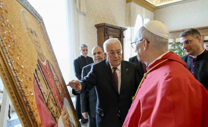 Filistin Devlet Başkanı Abbas ile Papa 14’üncü Leo’dan ilk görüşme
