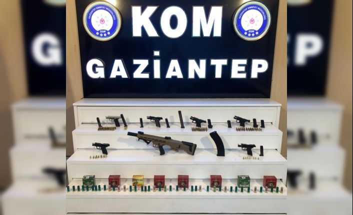 Gaziantep’te 7 adet kaçak silah ele geçirildi: 1 şahıs tutuklandı