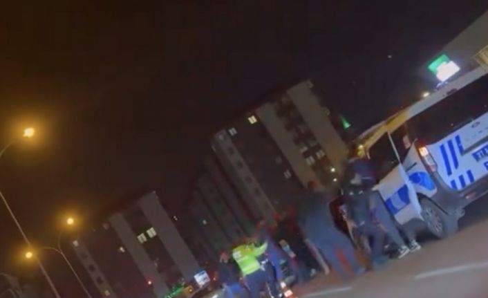 Gaziantep’te trafik cezasına tepki gösteren şahıslardan polise mukavemet