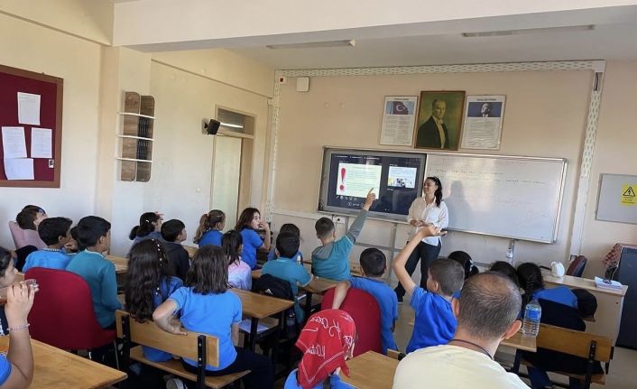 Gazipaşa’da öğrencilere su tasarrufu ve gıda güvenliği eğitimi