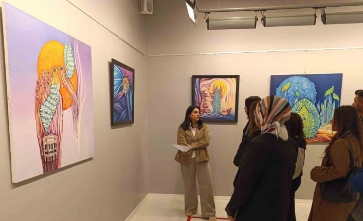 Güzel Sanatlar Fakültesi Öğrencilerinden SANKO Sanat Galerisine ziyaret