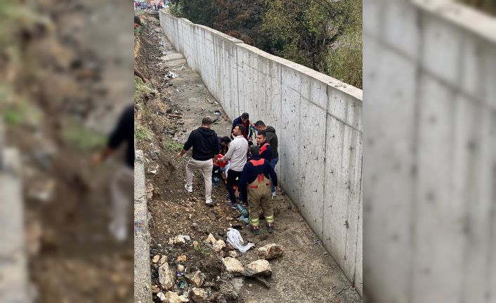 Hafif ticari aracın çarptığı genç kadın, kanala düşerek hayatını kaybetti