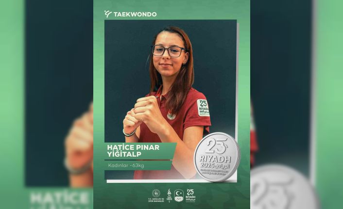 Hatice Pınar Yiğitalp’ten gümüş madalya