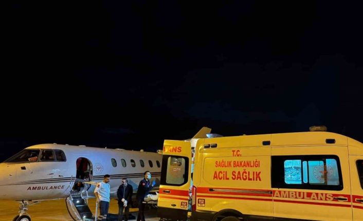 Hava ambulansı 11 yaşındaki çocuk için havalandı