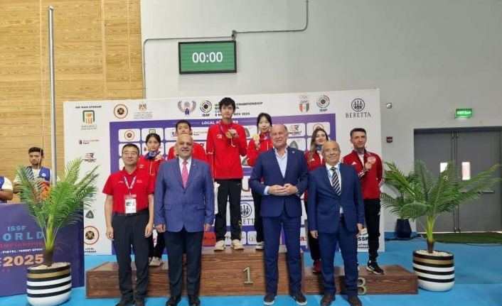 Havalı tüfek karışık takımından tarihi madalya