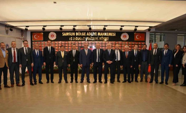 HSK üyelerinden Samsun adliyelerine ziyaret