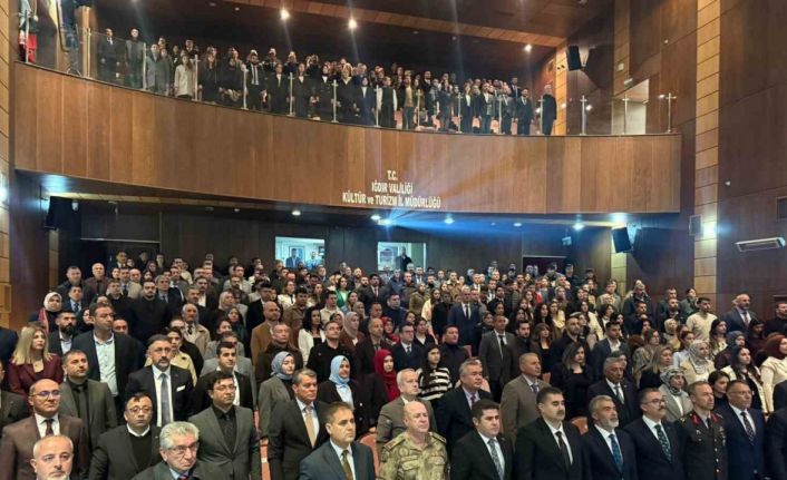 Iğdır’da 24 Kasım öğretmenler günü kutlama programı düzenlendi