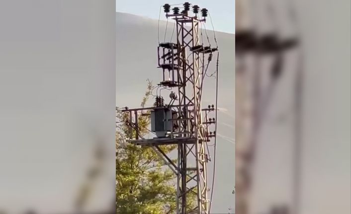 Iğdır’da elektrik trafosunda yangın paniği