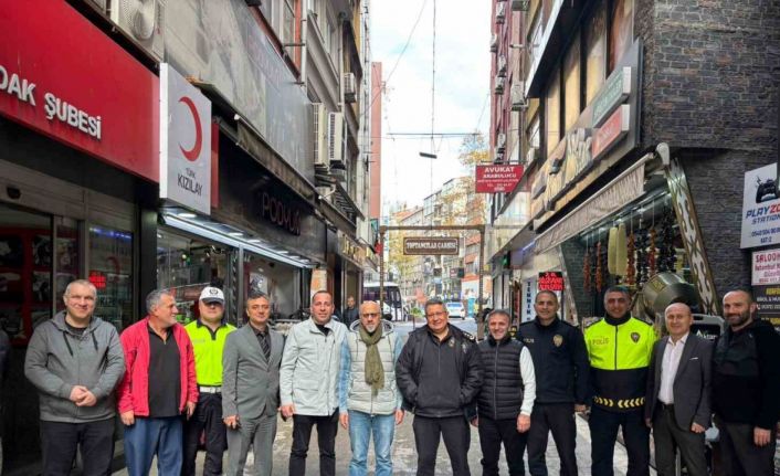 İl Emniyet Müdürü Sinan Ergen esnaflarla bir araya geldi