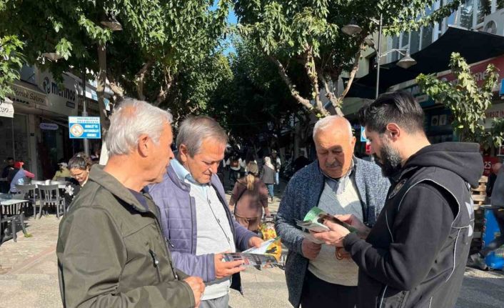 İncirliova’da polis ekipleri vatandaşları uyuşturucuya karşı bilgilendirdi