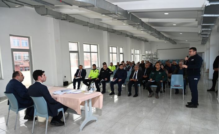 İnönü’de kış mevsimi öncesi tedbirler görüşüldü