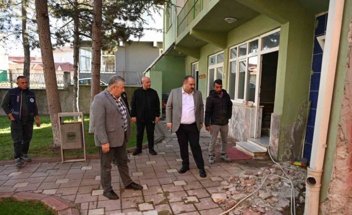 İsmetpaşa Camii’nin çevresinde çalışmalar başladı