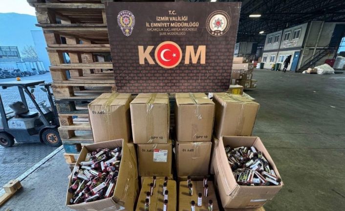 İzmir’de 15 milyon liralık kaçakçılık operasyonu: 7 tutuklama