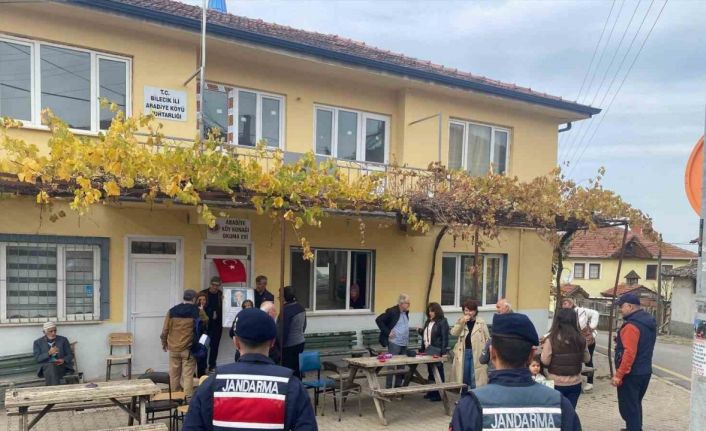 Jandarma Bilecik’te halkın güvenliği için her yerde