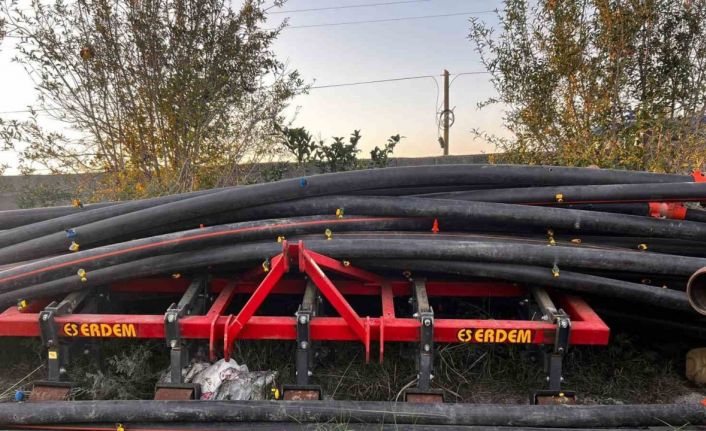 Jandarma çalınan tarım aletlerini buldu, şüpheli tutuklandı