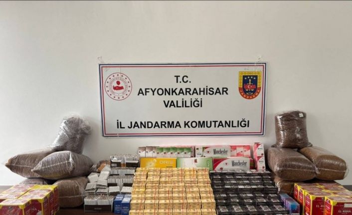 Jandarmadan kaçak sigara ve tütün operasyonu