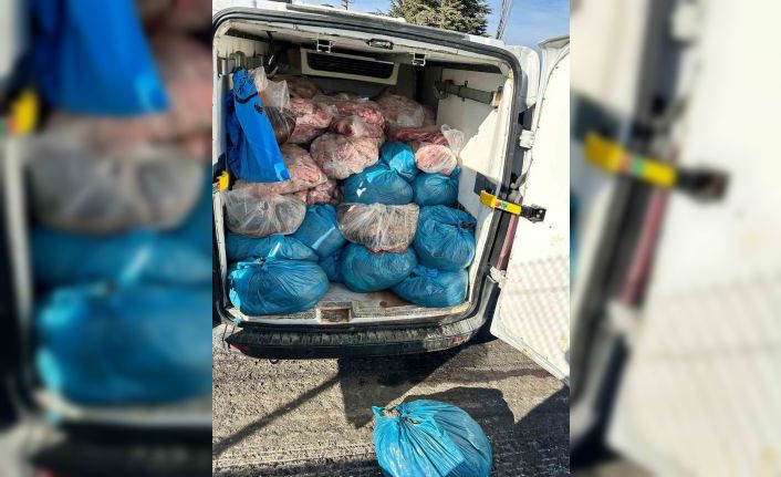 Kaçak sakatat operasyonu: 2 ton ele geçirildi