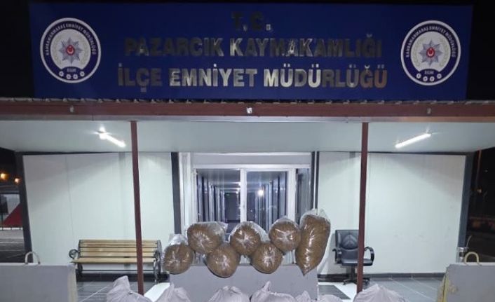 Kahramanmaraş’ta 449 kilogram kaçak tütün ele geçirildi