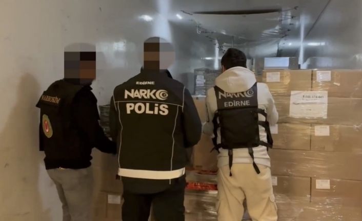 Kapıkule’de 6 ton 400 kilogram uyuşturucu üretebilecek madde ele geçirildi