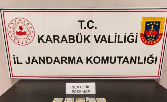 Karabük’te 47 adet uyuşturucu hap ele geçirildi
