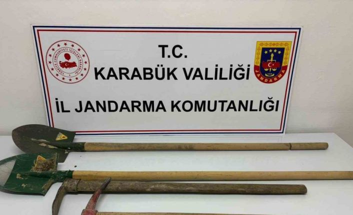 Karabük’te izinsiz kazı yapan 3 kişi suçüstü yakalandı